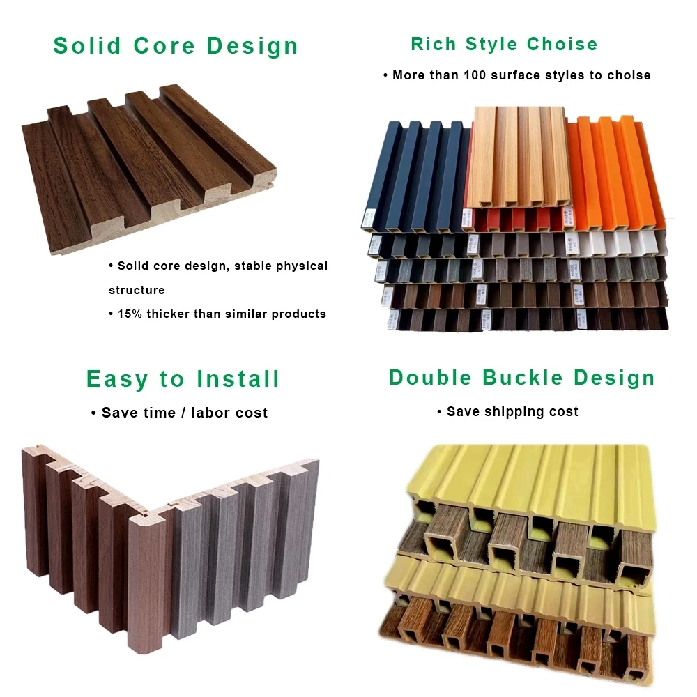 Waterproof Pvc Wall Panels Interior Wood Wpc Great Wall Cladding Wpc ...