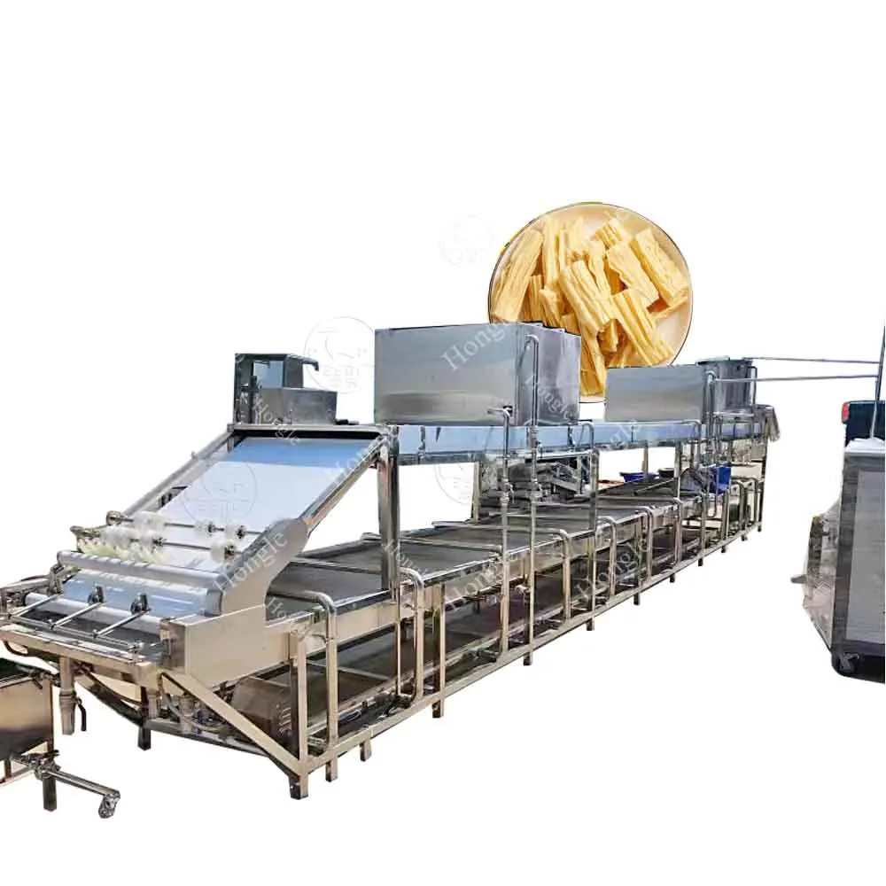 Fully Automatic Commercial Bean Curd Tofu Skin Yuba Making Machine Production Line Bean Product Processing Machine