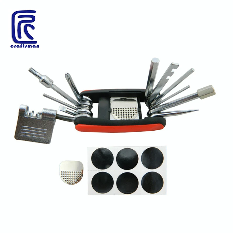 17 In 1 Bike Multitool Portable Bicycle Essentials,Mountain Bike Repair