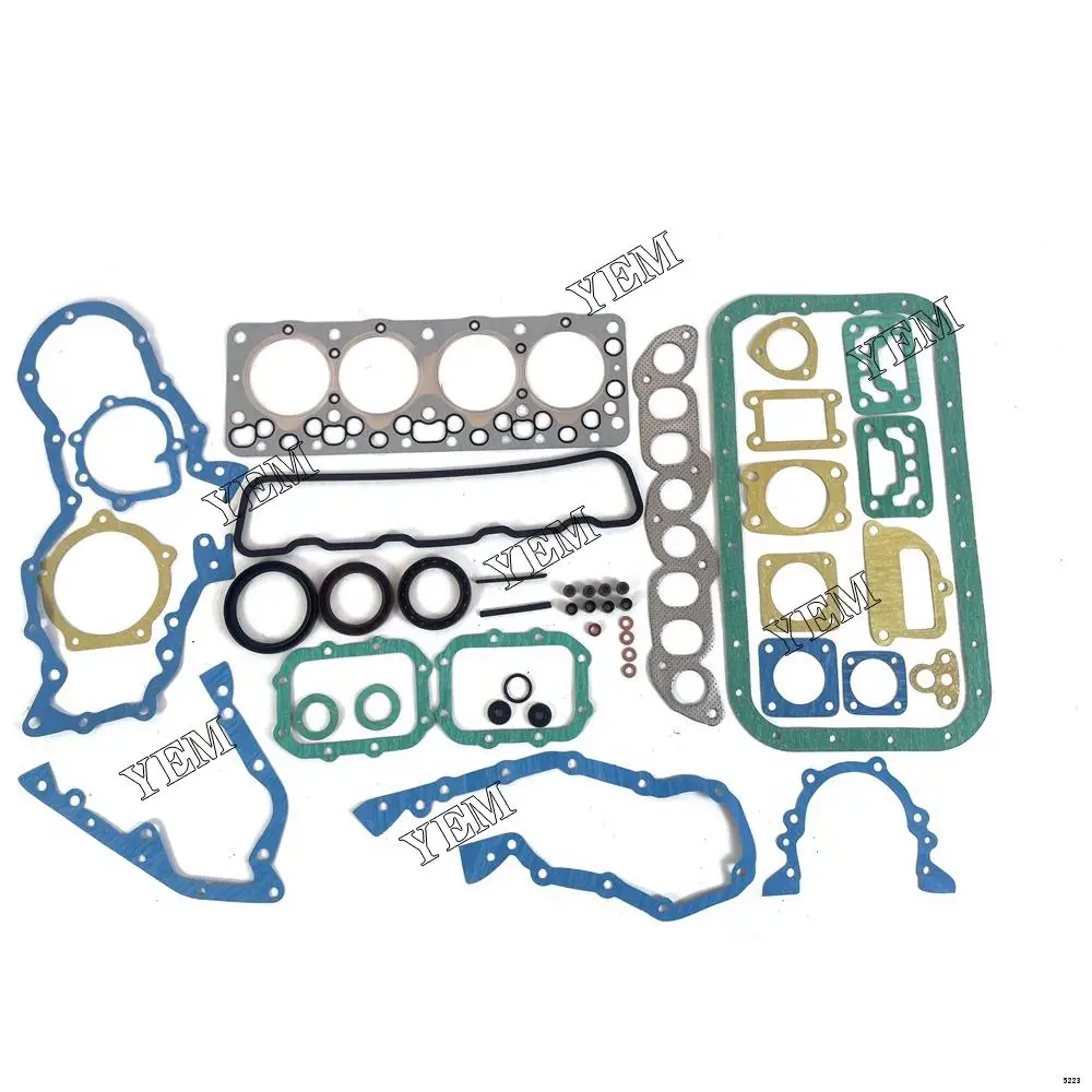 Overhaul Gasket Kit With Head Gasket Fit for Nissan SD25 Tractor Excavator Spare Parts