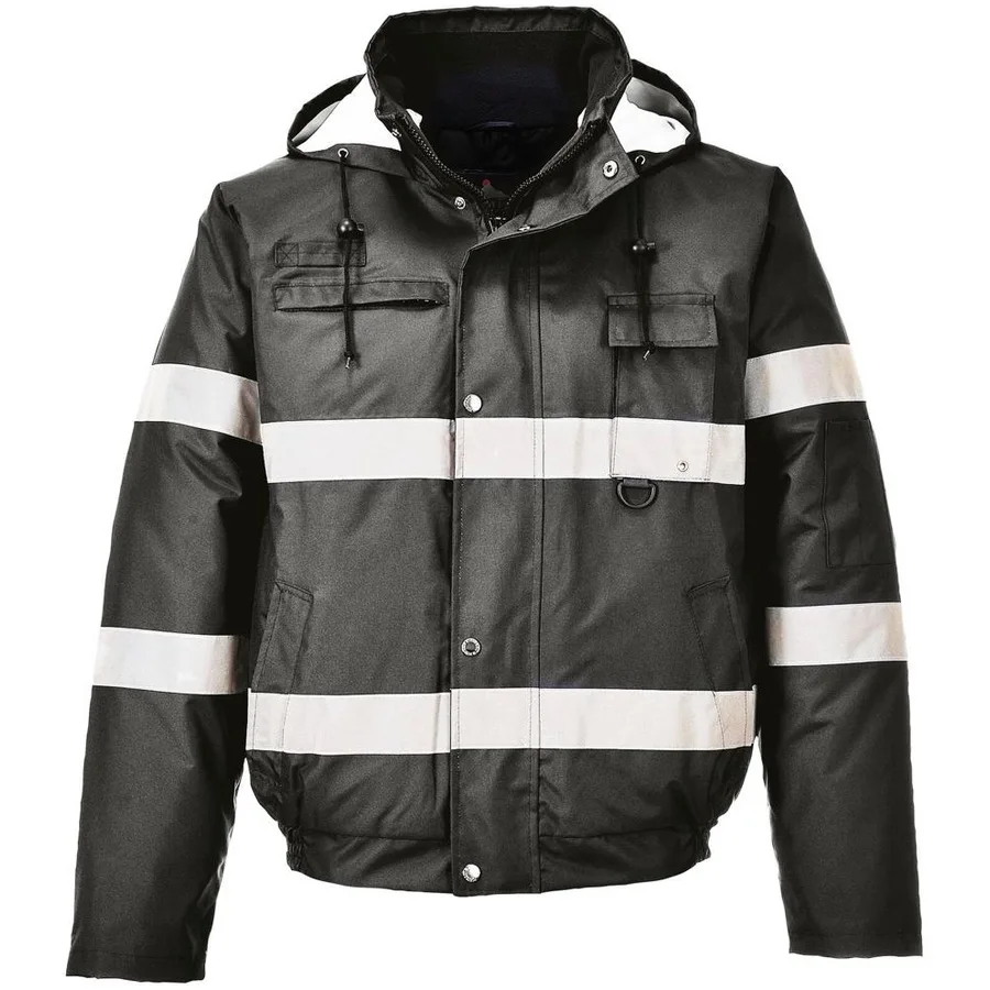 black high vis jacket