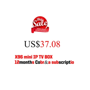 Best price X96mini Europe IP TV BOX S905W 2+16GB USB2.0 WIFI 2.4G 4K2k Cobr a apply to France Germany UK Poland UK USA Africa