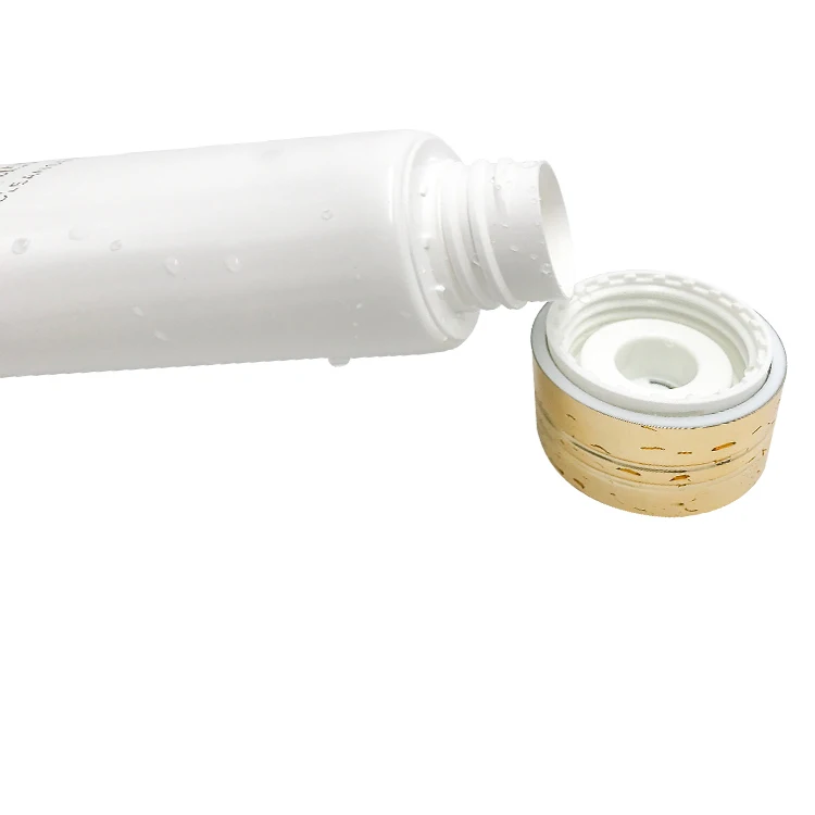 Empty  plastic soft tube for facial cream packaging