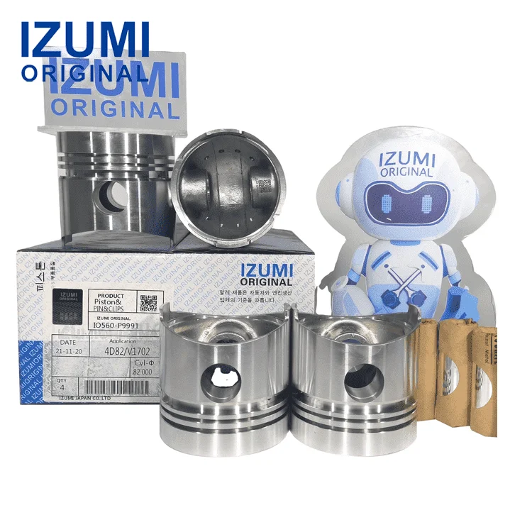 IZUMI ORIGINAL 3D82 Piston Kit for Komatsu Engine Replacement Spare Parts