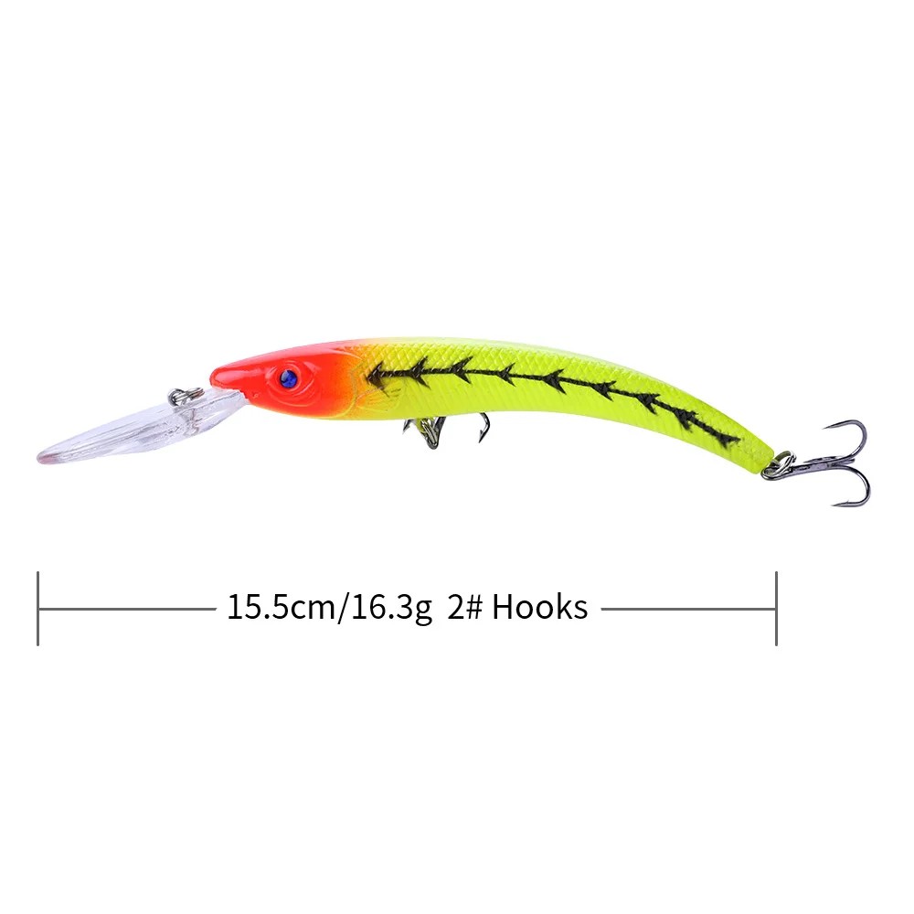 15.5cm 16.3g fishing lure package artificial