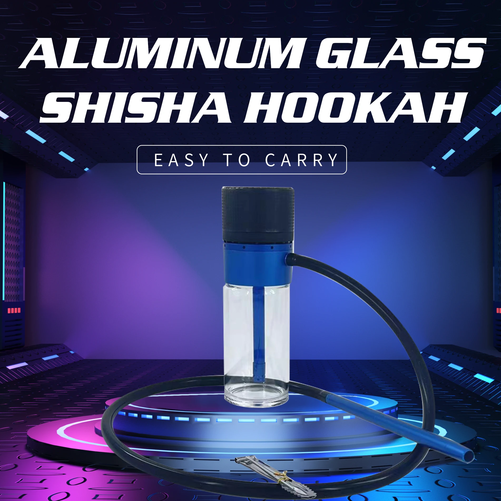 Travel Aluminum Shisha Hookah Manufacture Supplier Factory Wholesale