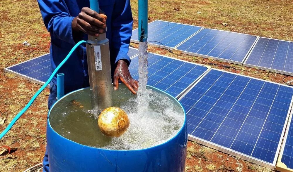 Насос высокого давления для воды на солнечной батарее 1,1 кВт