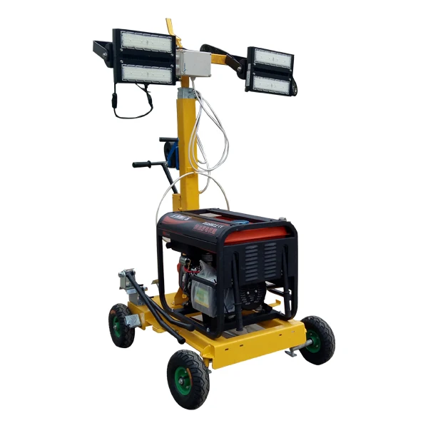 Construction Lighthouse 5.5m Diesel Gasoline Outdoor Generator Lighthouse Night Construction