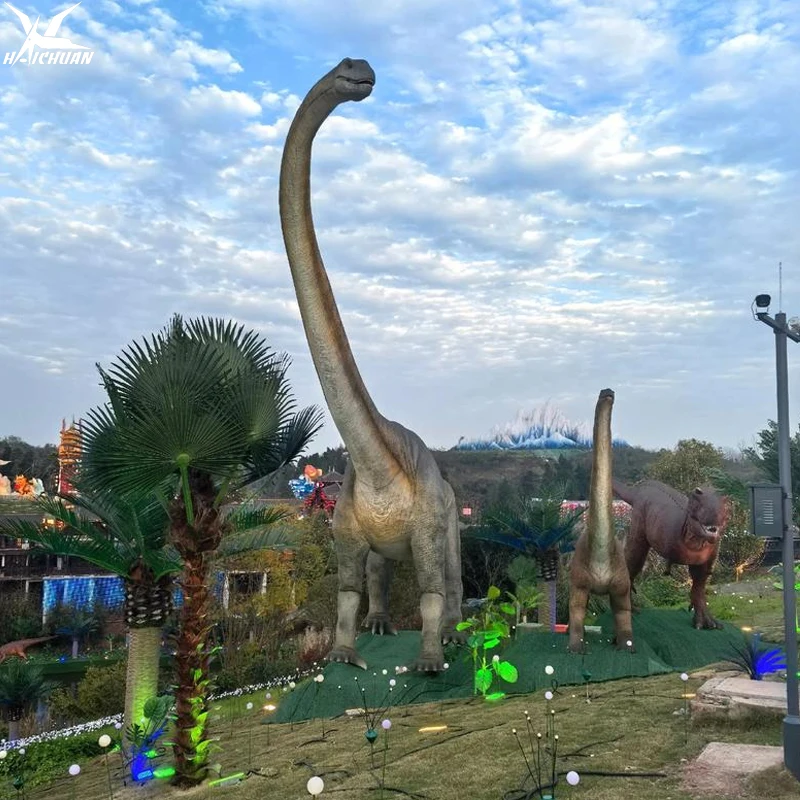 Customizable Animatrnicos De Dinosaurios Brachiosaurus Life Size Dinosaur Model for Airport Shopping Mall Adventure Park