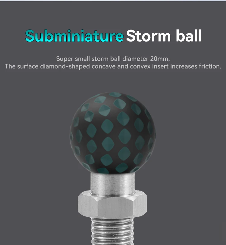 product smnu phone holder motorcycle phone stand holder for motorcycle ball head bolt camera ball head inch ball head base phone holder-5