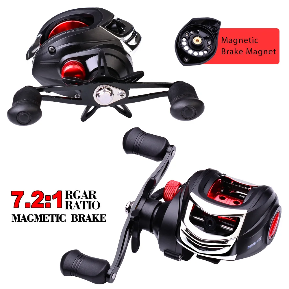 Baitcasting Fishing Reel Saltwater High Speed Left Right Hand