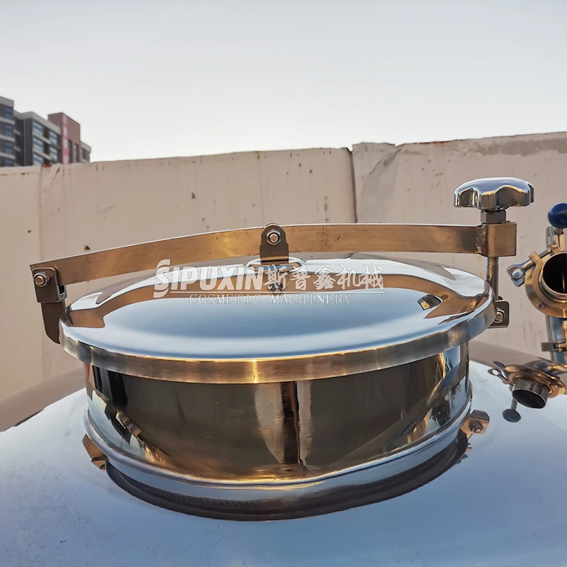 Подвижный герметичный резервуар для жидкости из нержавеющей стали 1T