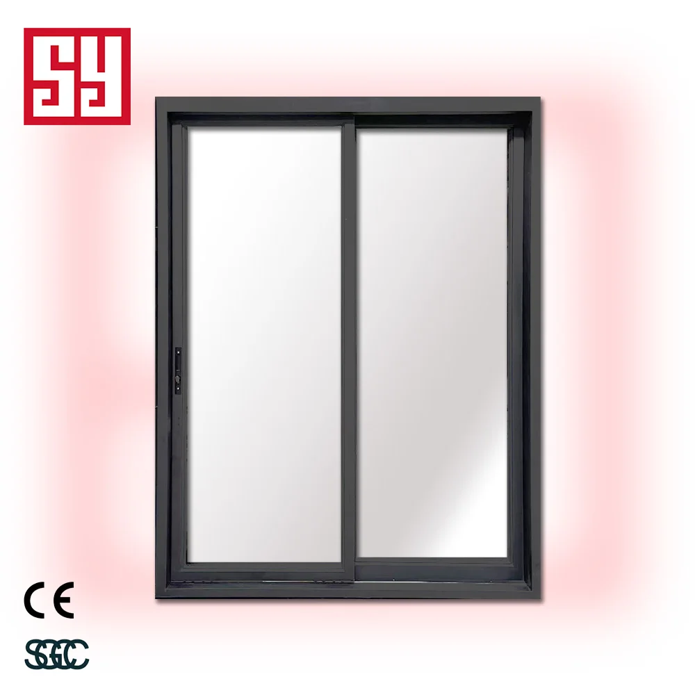 Customized Single Exterior Wrought Iron Door with Two Side Windows Sliding Door Product