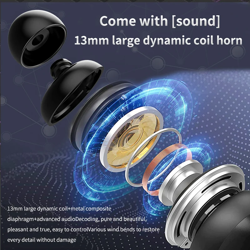 Zooming 2024 J8 Pro 2024 Mini Sound Earbuds Wireless Bt5.3 Tws Bt ...