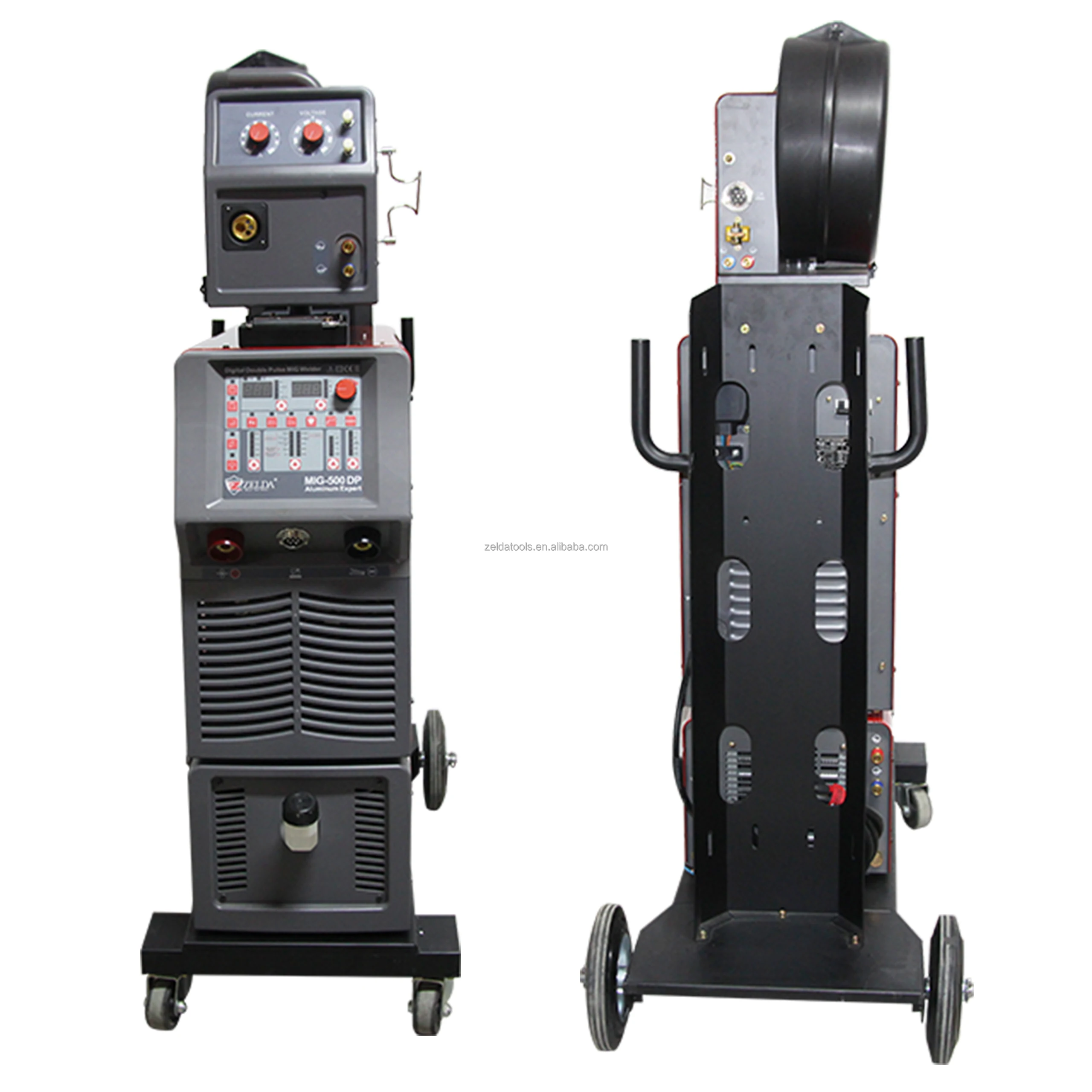 Wholesale MIG-500DP Overheat protection 380V 500amp Soldadora Inverter Dual Pulse IGBT MIG Welding Machine