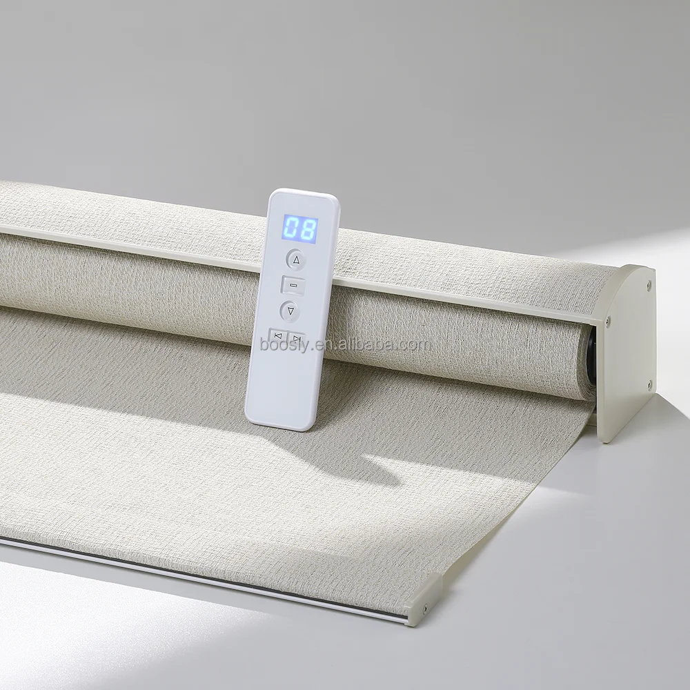 Customized Size Tuya App Signee Smart Electric Control Motor Waterproof Automatic Blackout Window Roller Blinds
