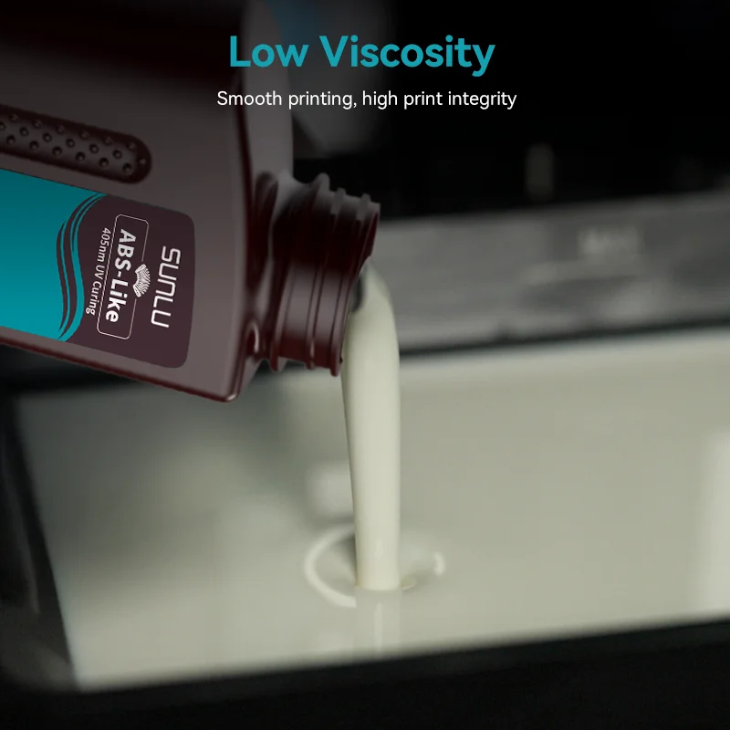 SUNLU 3D Printer Photosensitive Resin 405nm UV Sensitive Resin ABS Like 3D Printer Resin