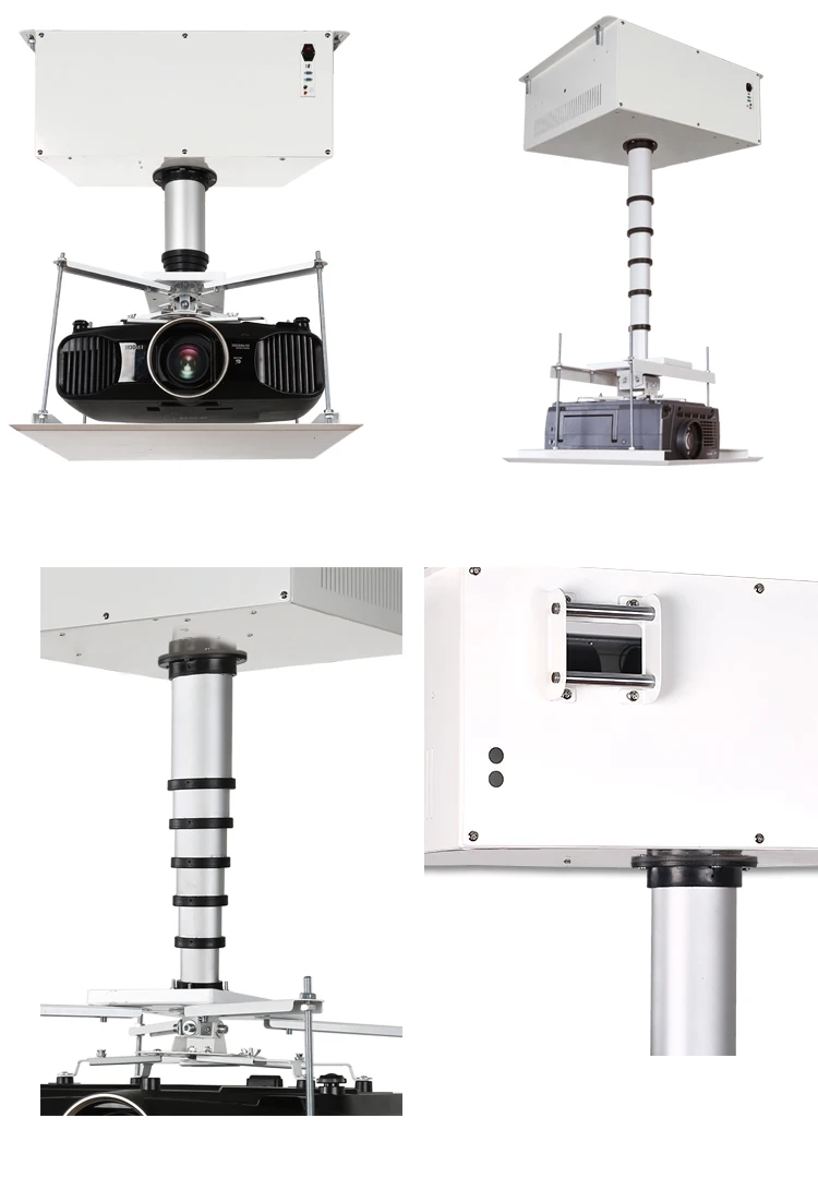 Remote Control Smart Conference System Motorized Height Adjustable Projector Lift Electric