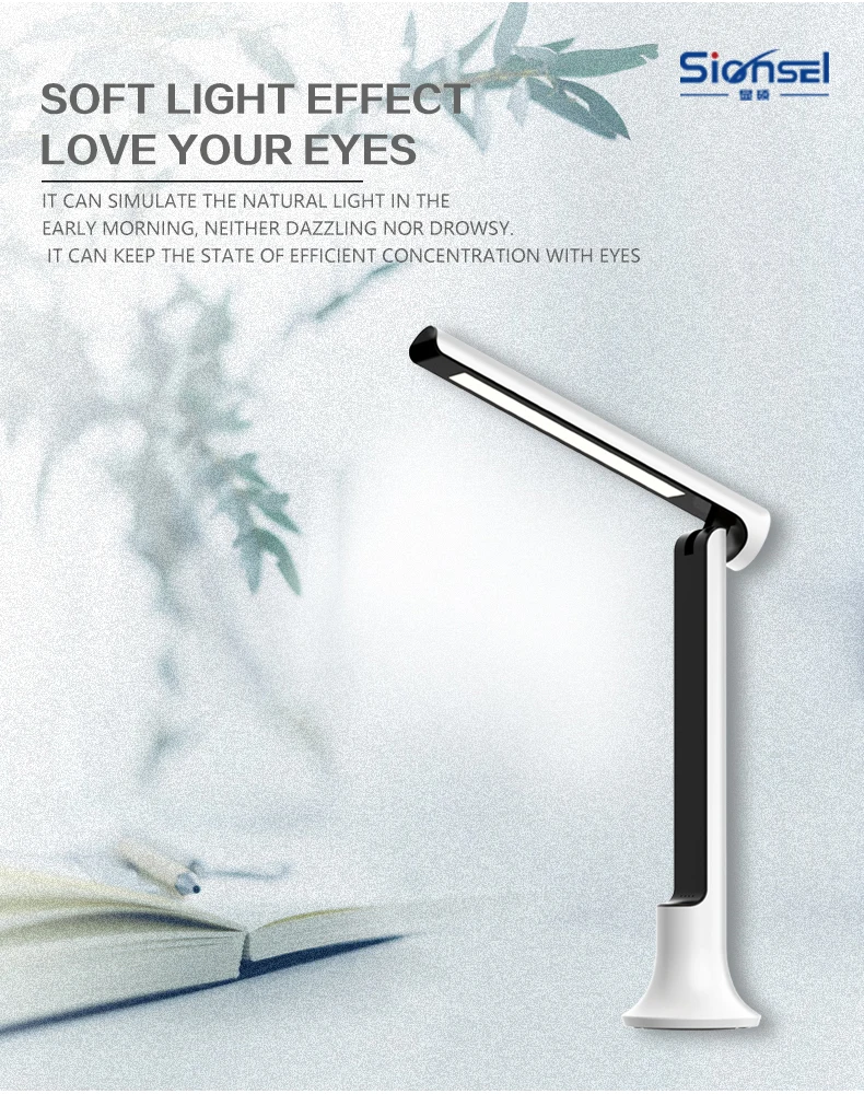 New Design Modern Children Reading LED Desk Lamp In Study USB Rechargeable Table Lamp