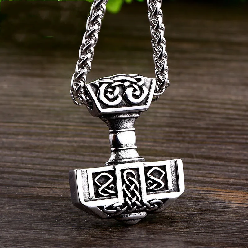 Details about   Punk Rock Gothic IRISH CELTIC KNOT CROSS ORNATE Stainless Steel Pendant Necklace 