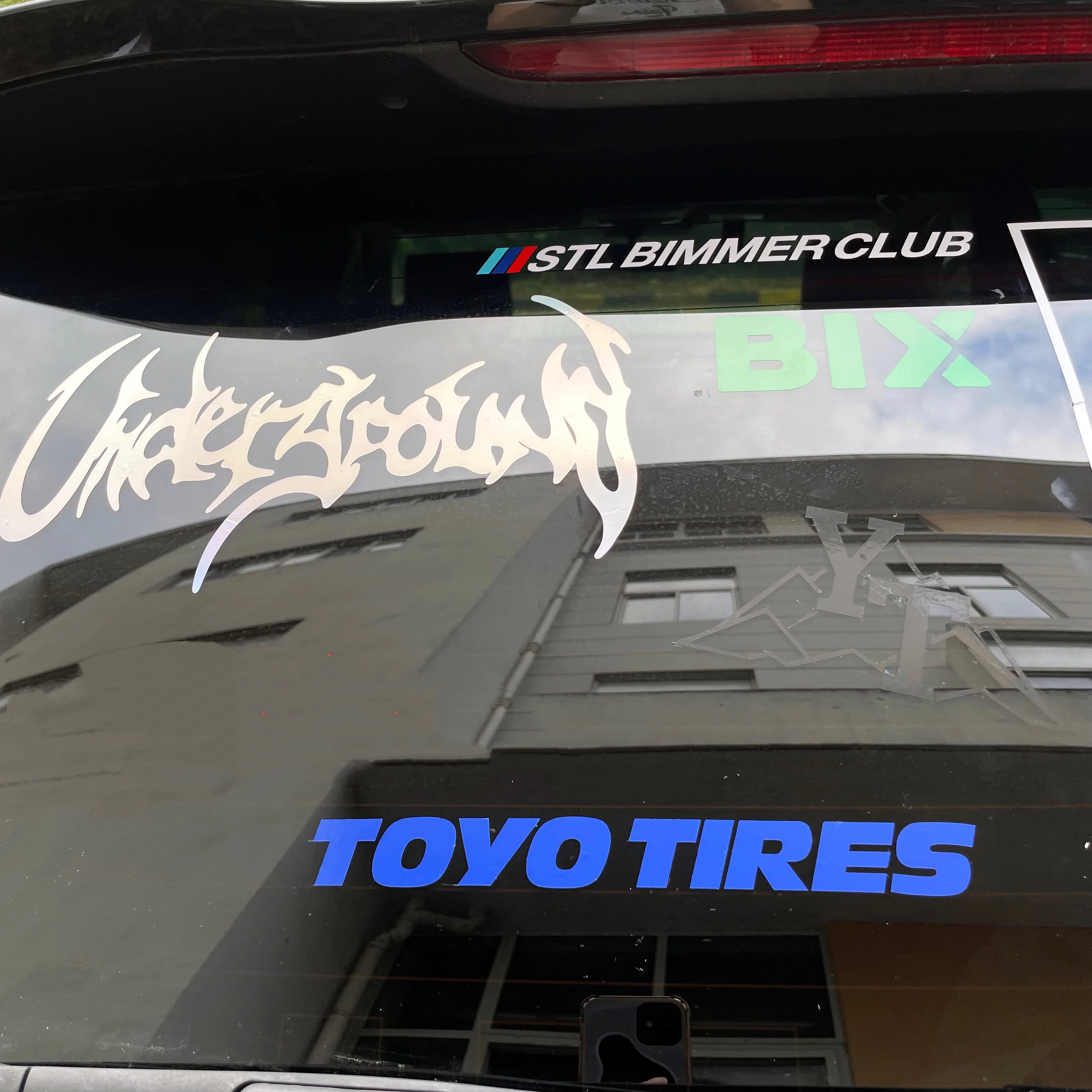 Autocollant Personnalisé Pare-Brise Voiture – Texte Sur Mesure Style Drift Vinyle Étanché