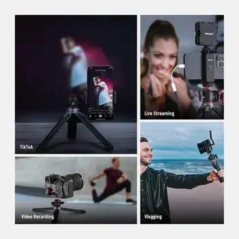 Extendable Vlogging Table Tripod NEEWER Mini Camera Tripod with 360 Degree Adjustable Ball Head and Accessory Shoe product image