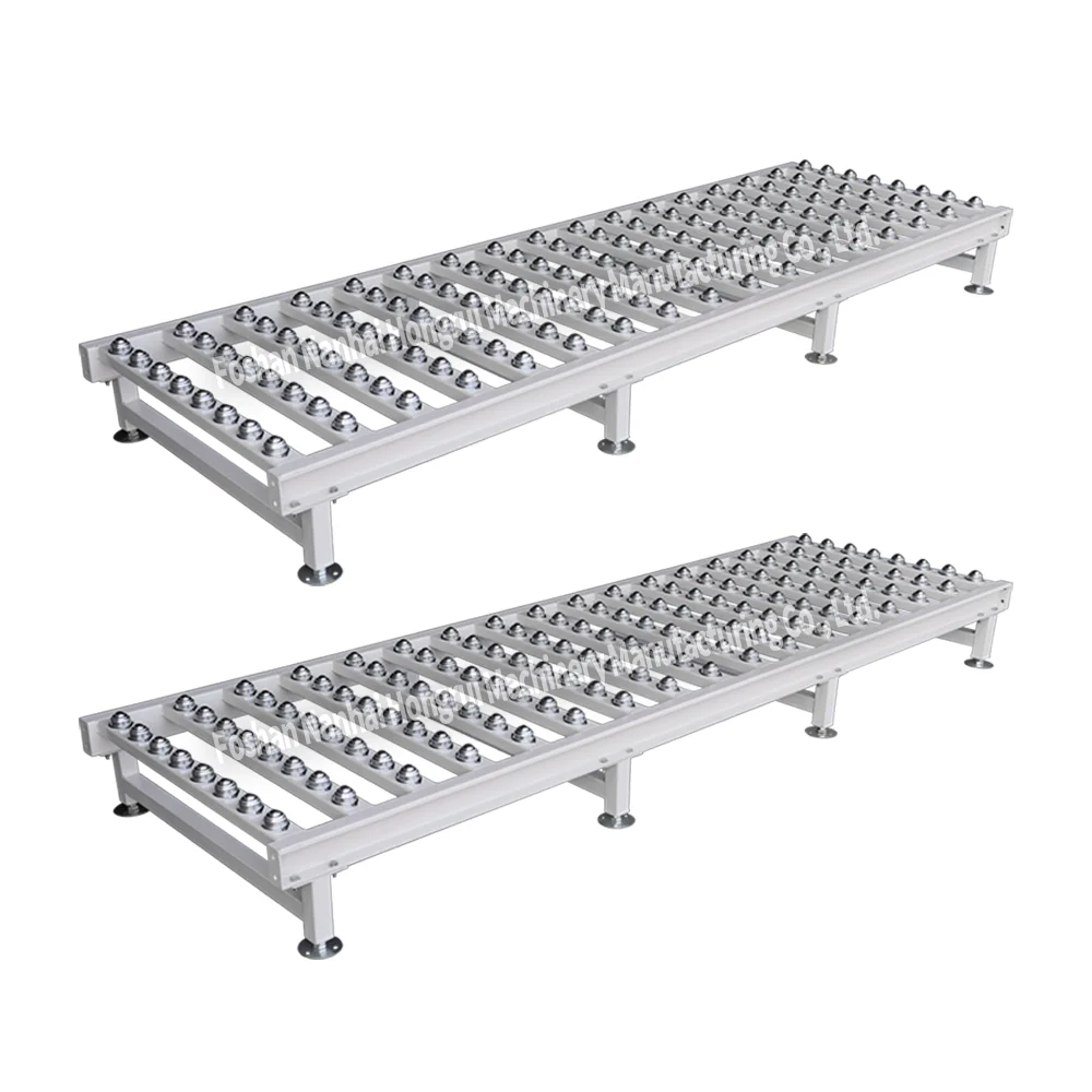 Manufacturer produces universal ball table stainless steel unpowered conveying equipment
