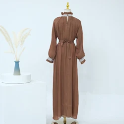 knee length dresses for ladies Plus Size Korean Blue Little Flowers Wrap Midi Dress – Pluspreorder
