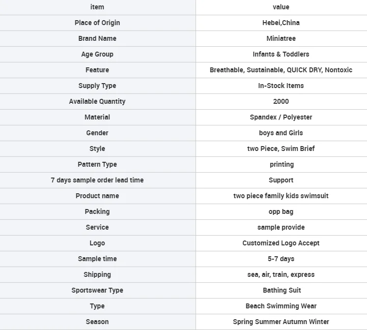 Children's Swimwear Custom Swimsuits Cover Up Swimwear Bathing Suits