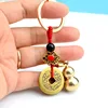 Solid small gourd-key chain