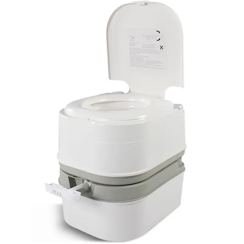 Caravan Accessories 20L Portable Camping Plastic RV Water Inlet Shower Toilet Combo for Boat Trailer Bathroom