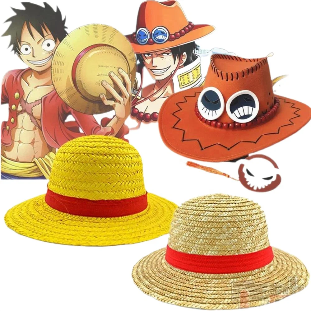 Luffy Straw Hat With String Styles Sizes Hot Japanese Luffy Straw