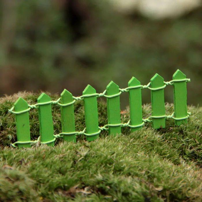 1 шт. красивый деревянный забор садовый орнамент аксессуары миниатюрное ремесло микро ландшафт сад «сделай сам» ферма садовые