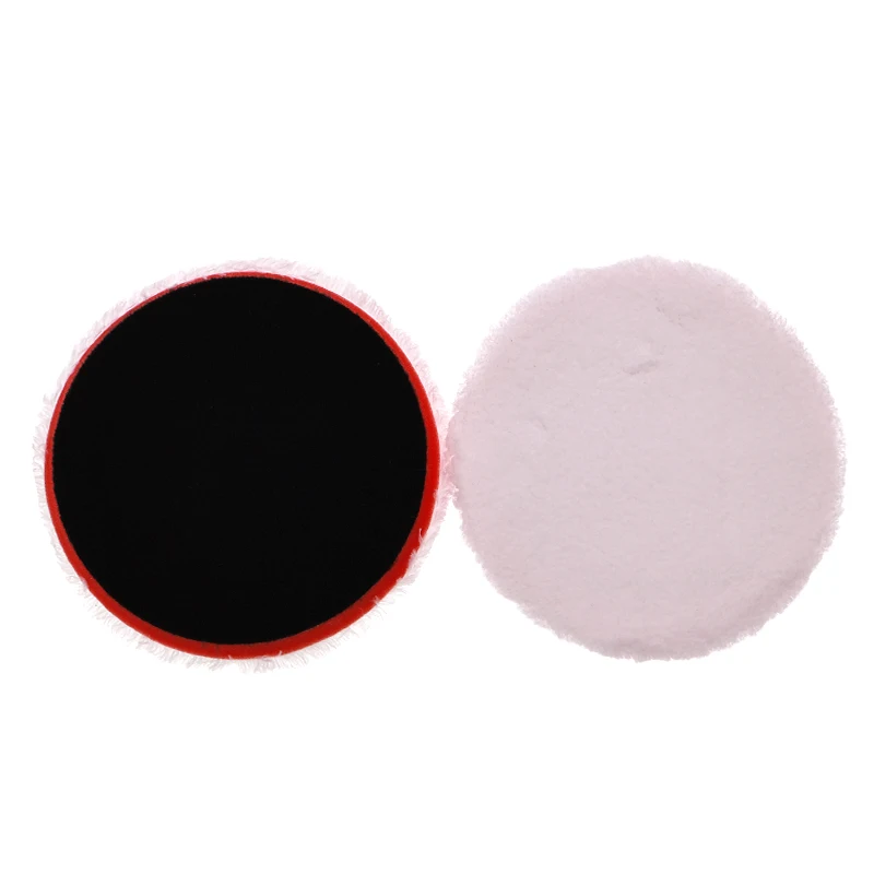 6Inch Hook & Loop Chamfered Microfiber Sanding Pads Buffing Disc Soft Foam Compound Polishing Pad for Metal Car Finishing Waxing