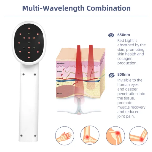 Handheld Cold Laser Therapy Vet Device Red Light Infrared Therapy for Pet Relief Pain Dogs' Version