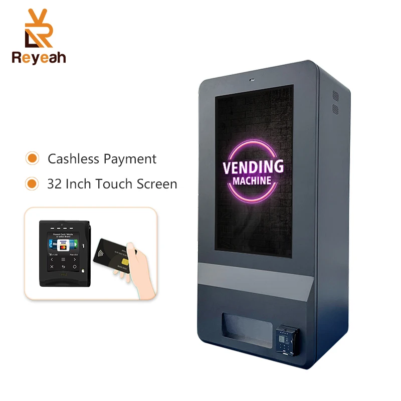 Reyeah Outdoor Big Touch Screen  Waterproof Wall-mounted Small Vending Machine