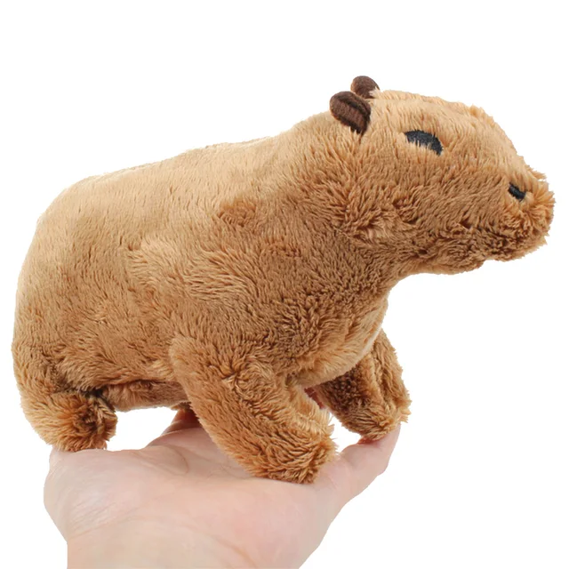 Kawaii Capybara Stuffed Animal Plush Soft Toys Custom Rodent Simulation Capybara Animal Toy