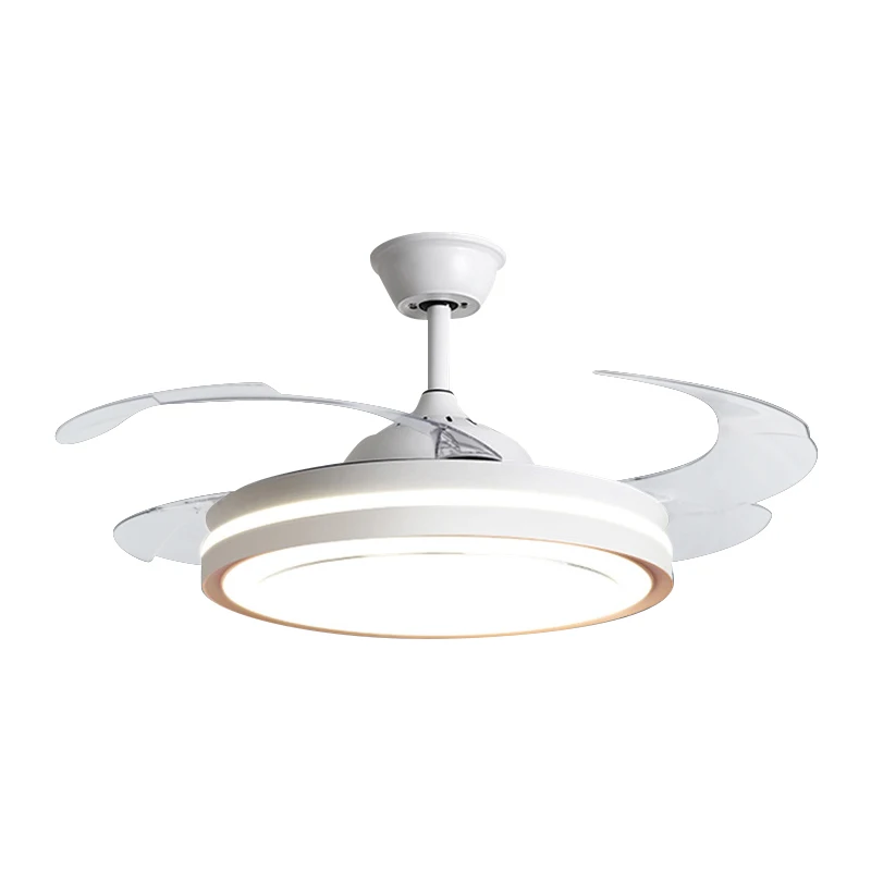 wentylator sufitowy modern 42 cale z oświetleniem i pilotem, lampą LED z możliwością przyciemniania, z wentylatorem wewnętrzny, 6 poziomów prędkości, cichy silnik
