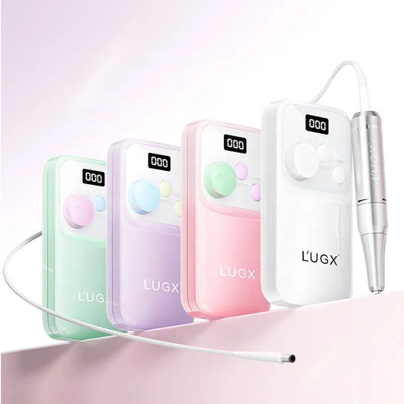 2032 New Portable Manicure Electric Cordless Nail Polish File 35000RPM Rechargeable Nail Drill Machine Professional Salon Use