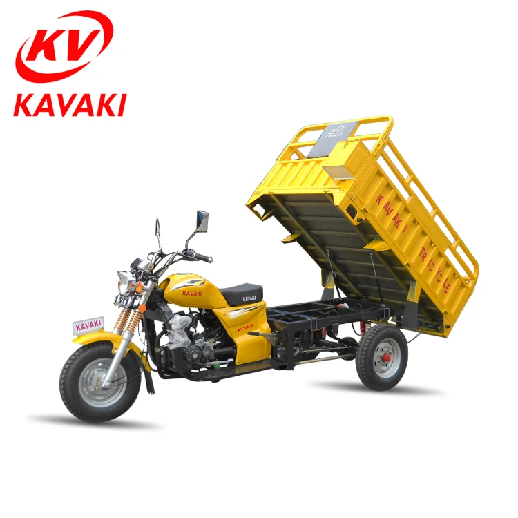 Agriculture Use Three Wheel Motor 200cc air Cooled Gasoline Petrol Electric Power Cargo Tricycles 150cc Differential Gear
