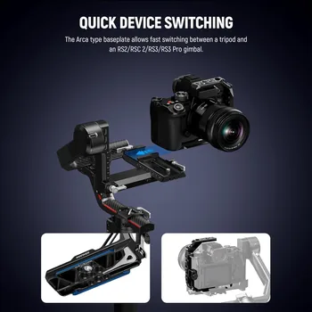 Cheap Price NEEWER Video Camera Cage Stabilizer Metal Video Rig Half Cage for S5 II/S5 II X G9 II detail image