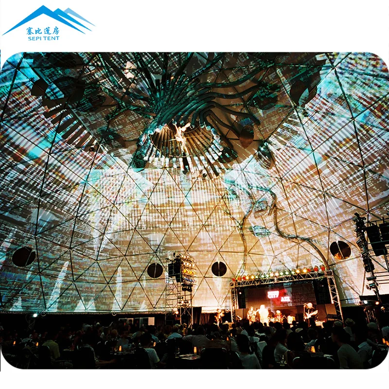 Portable 360 Planetarium Geodesic Projection Dome Big Party Event Dome Tent