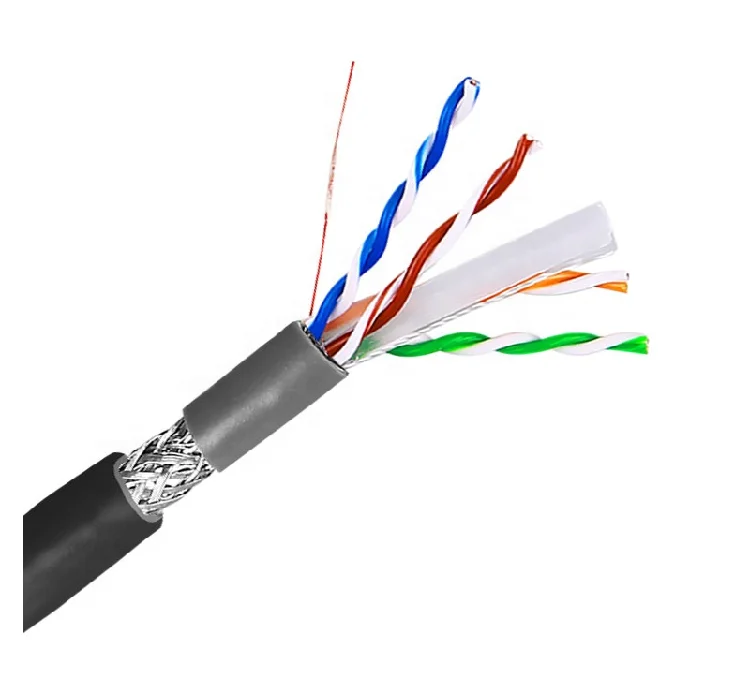 CAT6 UTP FTP SFTP Outdoor Network Cable 305m 1000ft 4pr 23awg BC CCA Cat6 Cat6e Cat6a Lan Ethernet Cable Communication Cables