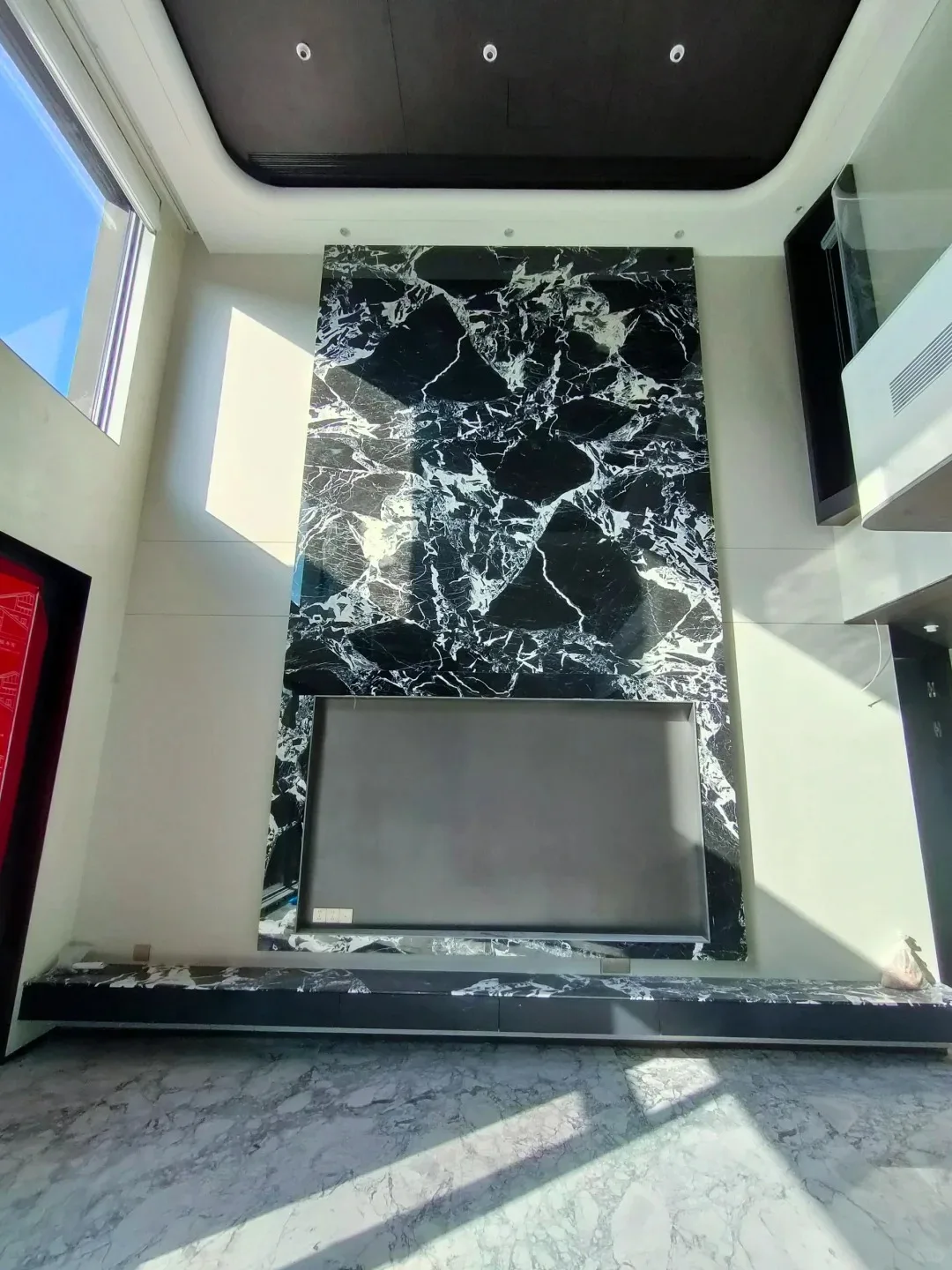 product modern luxury natural black marble for indoor hotel villa kitchen countertop wall stairs bathroom vanity quality  marble stone-5