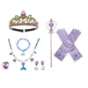 Purple accessories set