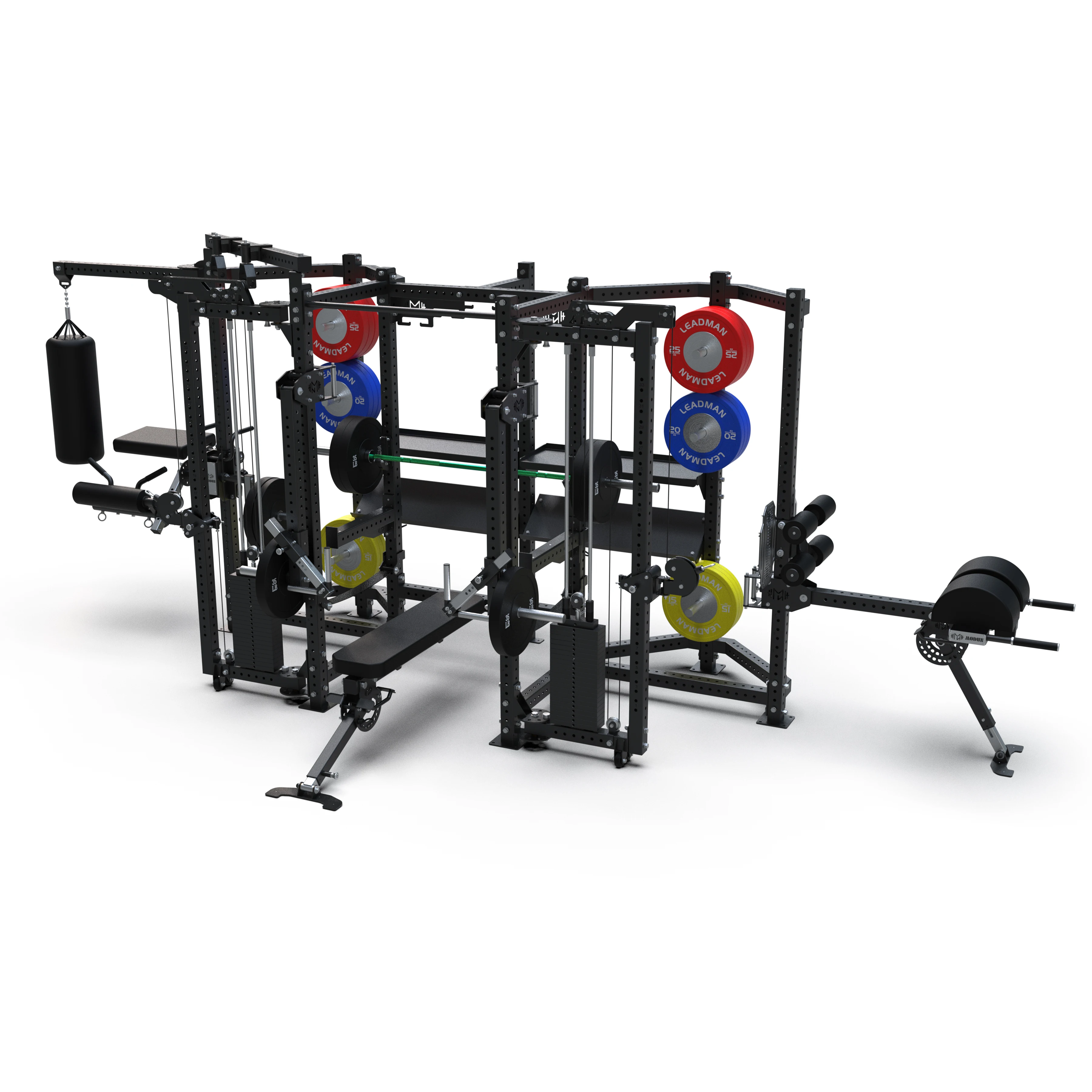 Comprehensive Multi Functional Smith Machine Station Home Gym Equipment ...