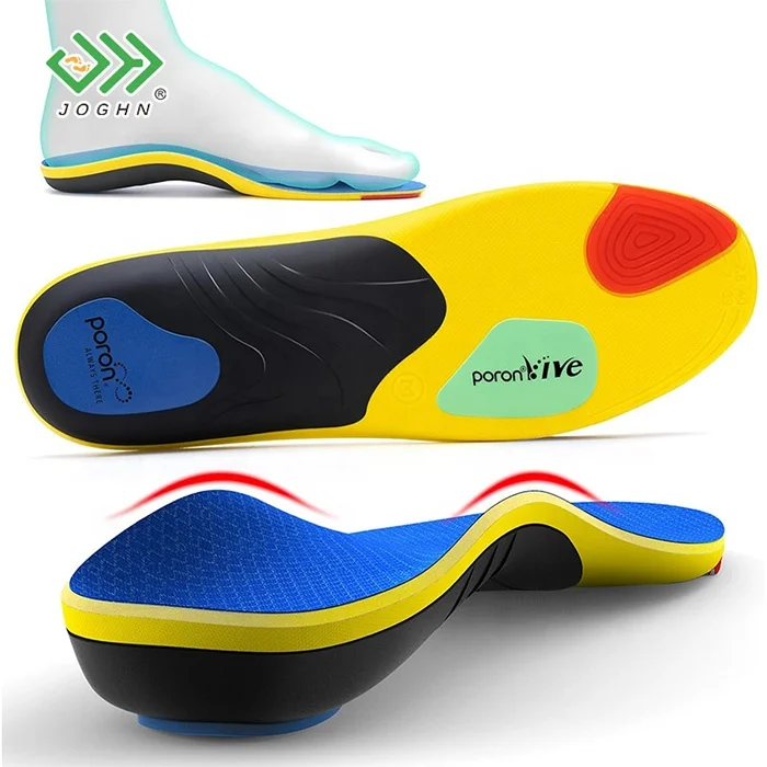 JOGHN Custom Logo Professional Athletes Decompression Insole Functional Insole Poron Insole