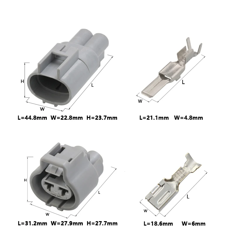 176142-2 176143-6 Waterproof Wire Cable Connectors for Auto