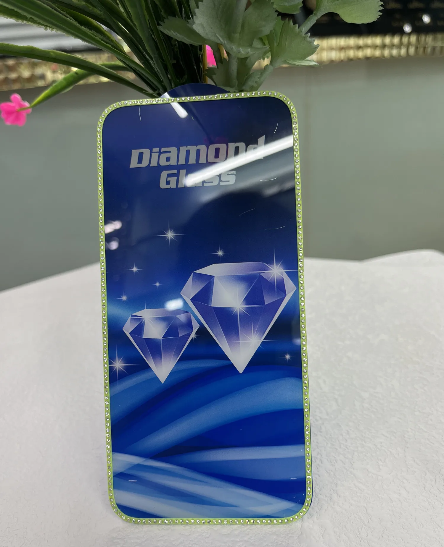 Dimond Screen Protector Luxury Shiny Diamond Tempered Glass for Iphone 17 Diamond Protectores ...