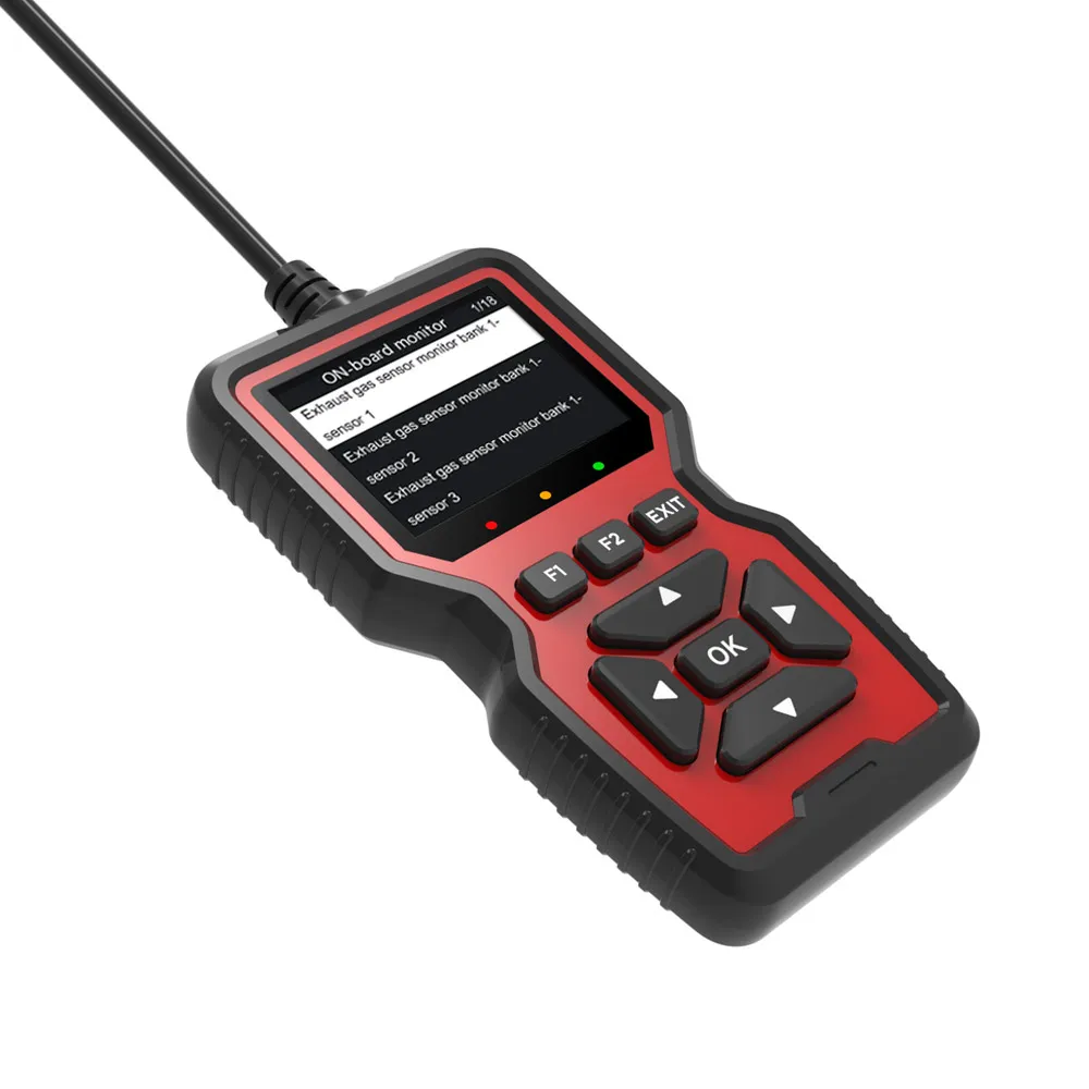 Lonauto New Design OBDII V519 Cool Handheld Car Diagnostic Tool Smart Fault Code Reader Universal Support 9 Protocol